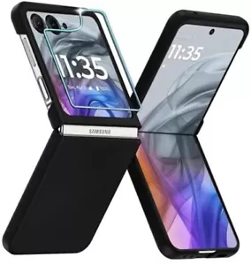Hülle für Cover, Moto Razr 2024 Handyhülle mit Front Motorola Razr 2024 Schwarz - Bild 1 von 8