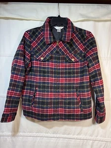 Christopher & Banks Petite Small Jacke Reißverschluss vorne Flanell Fleece Feel gefüttert warm - Bild 1 von 10
