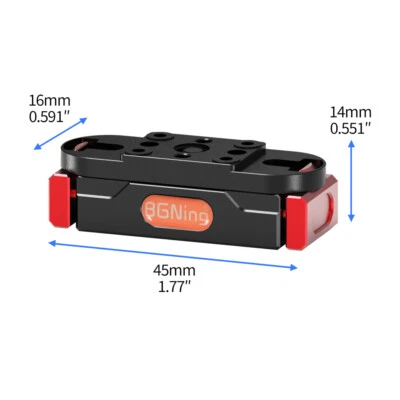 Aluminum magnetic quick release base Replacement Seat for GoPro13/12/11/10/9/8 - Image 1 of 4