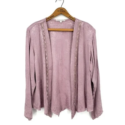 Nueva Chaqueta Abierta Spencer Alexis Kimono Mujer 12 Lavanda Floral Foto 1 de 4