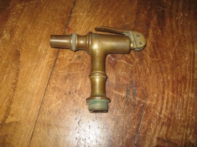 ancien beau robinet en laiton pour fontaine ou fût BE - Photo 1/4