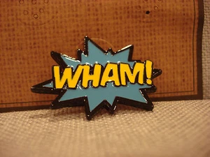 TEN79LA BOUTIQUE DESIGNER WHAM! COMICBUCH METALL ANSTECKNADEL - BRANDNEU - Bild 1 von 9