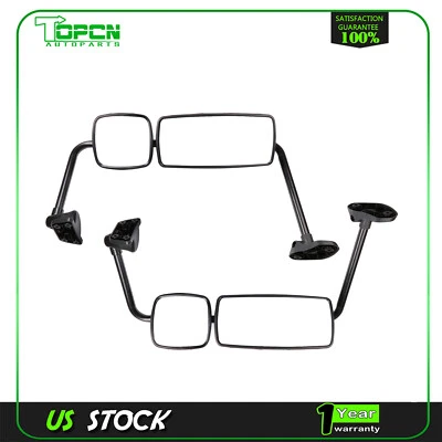 L+R Heated Chrome Mirrors Complete For 2003-16 Freightliner M2 Columbia M2 Foto 1 de 4