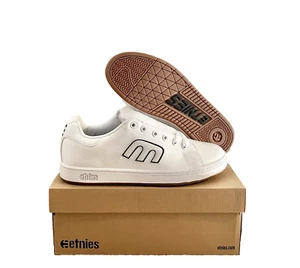Zapatos de skate Etnies Callicut blancos negros para hombre 9,5 / para mujer 11 #382161 - Imagen 1 de 6