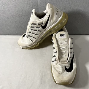 Nike Air Max Athletic Running Sneakers Shoes White Womens 9 *No Insoles Laces - Picture 1 of 10