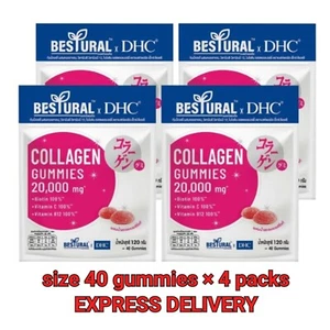 Advance Collagen Gummies Bestural x DHC Biotin Vitamin C B12 Skincare Strawberry - Picture 1 of 9