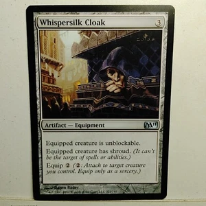 WHISPERSILK CLOAK --- MTG -- MAGIC 2011 --- NM - Foto 1 di 1