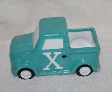 Smal Teal/Green Old Truck Planter 6"x 3"