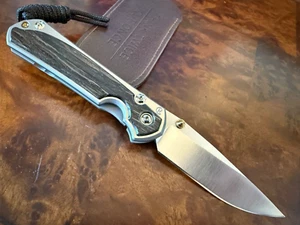 Chris Reeve Knives Small Sebenza 31 Bog Oak Polished LEFT HANDED S31-1621 - Picture 1 of 4