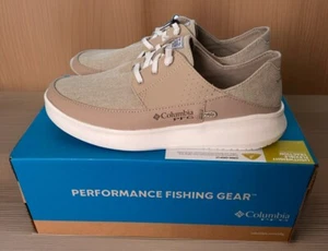 Columbia Boatside Relaxed PFG Shoes, Men’s Size 8, Ancient Fossil, Cypress - Picture 1 of 9