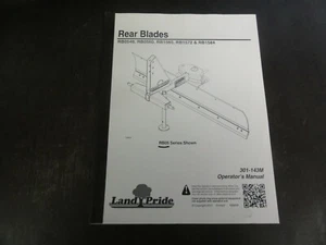 Land Pride RB0548 RB0560 RB1560 RB1572 RB1584 Rear Blades Operator's Manual '13 - Bild 1 von 7