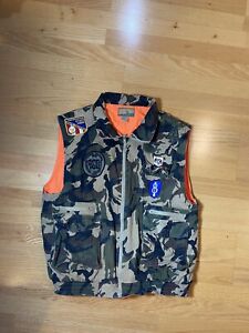 Custom Ranger By Merrill/Forbes Wild Green Camo Hunting Vest Jacket Men's Size L