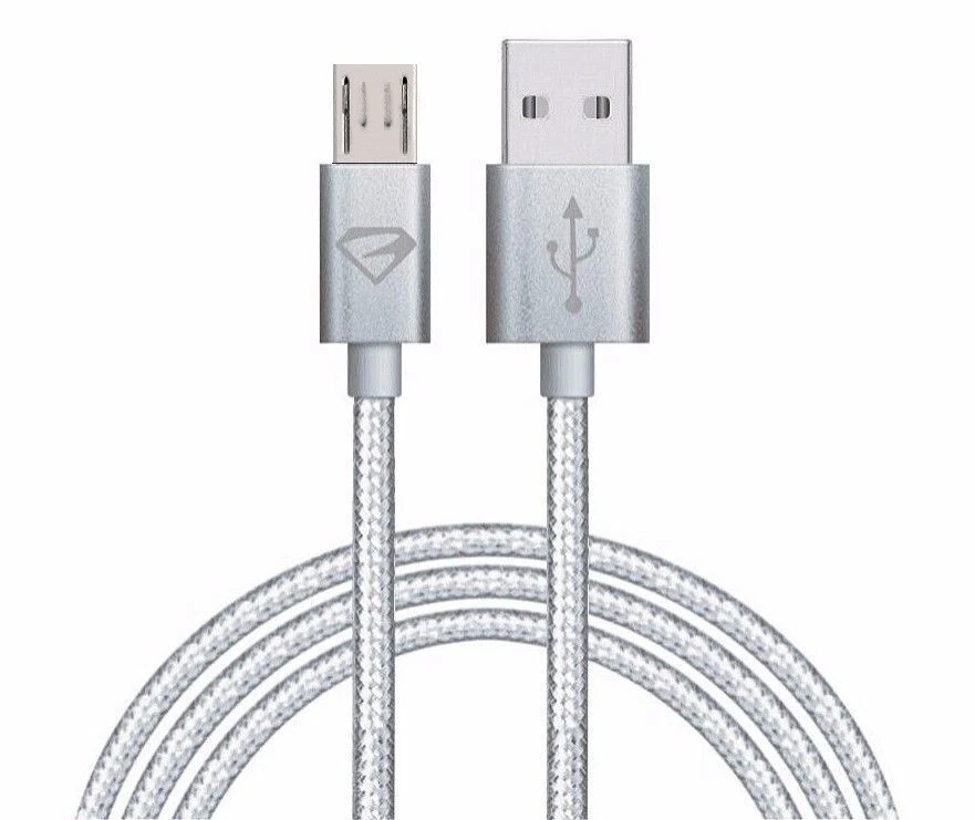 Micro USB Fast Charger Data Sync Cable Braided Cord For Samsung Android 3 6 10FT - Image 1 of 4