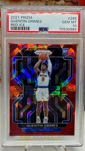 2021-22 Prizm ROOKIE RED ICE Quentin Grimes PSA 10 - Bild 1 von 2