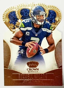 🔥Russell Wilson 2013 Crown Royale 2ND YEAR CARD #82 Seahawks QUARTERBACK🔥 - Picture 1 of 3