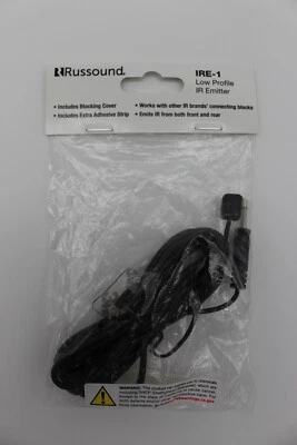 NEW Russound IRE-1 Low Profile IR Emitter 120" cord length - Image 1 of 2