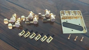 Gold Guitar Locking Tuners 1:18 Plus Other Guitar Parts. - Picture 1 of 10