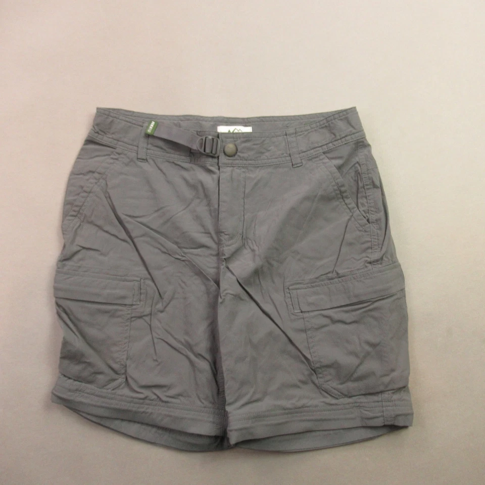 Pantalones Cortos REI Mujer 4 Bolsillos Ligeros Exterior Carga Gris Informal Foto 1 de 4