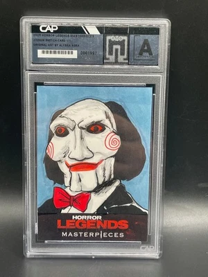 2025 Horror Legends Masterpieces Sketch  of Jigsaw by alyssa agra - Image 1 of 2