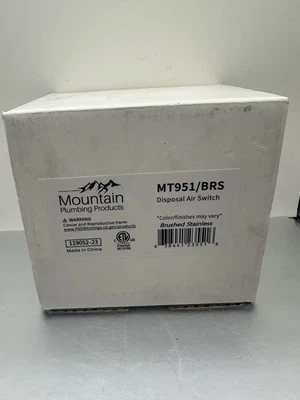 Mountain Plumbing Products MT951/BRS - Interruptor de aire de eliminación - Caja abierta nueva - Imagen 1 de 3