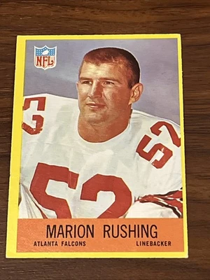 1967 Philadelphia Marion Rushing #9 Atlanta Falcons 1967MR1 - Image 1 of 2