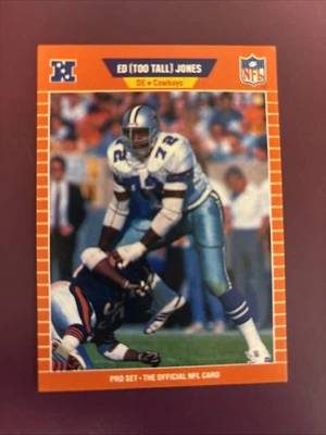 1989 Pro Set - Ed "Too Tall" Jones #91 - Image 1 of 2