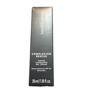 bareMinerals Complexion Rescue Tinted Hydrating Gel Cream Cashew 3.5 SPF 30 Sun - Picture 1 of 5
