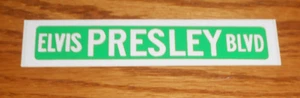 Elvis Presley Blvd Bumper Sticker 5x1 - Picture 1 of 1