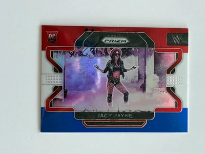 2022 Prizm #83 Jacy Jayne RC - Red White & Blue Prizm - WWE NXT - Image 1 of 2