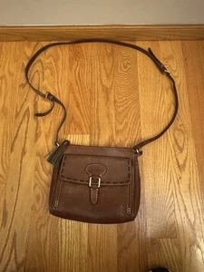 Dooney & Bourke Umhängetasche braun mittel Florentiner Tasche Leder B000553 - Bild 1 von 10