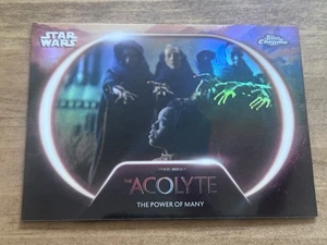 2025 Topps cromo Star Wars ACÓLYTE refractor de inserción #AC-7 "El poder de muchos" - Imagen 1 de 2
