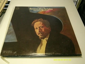 PROMO   BERMAN PLAYS SCRIABIN, PIANO SONATAS NOS 1 AND 3 MELODIYA   VG+/VG+ - Picture 1 of 1