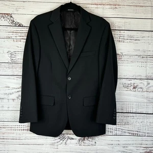 Men's Pronto Uomo Platinum 100% Wool Black Sport Jacket Business Blazer Size 38S - Picture 1 of 7