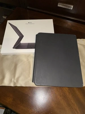 Apple iPad Pro Magic Keyboard Black Case 12.9 3rd 4th Generation - Image 1 of 4