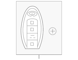 Genuine Nissan Keyless Entry Transmitter 285E3-1LB5A - Bild 1 von 3