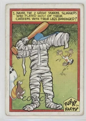 1976 Funky Facts Weird World of Baseball Not in Shape #37 - Image 1 of 2