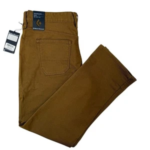 Pantalone denim uomo nero Diamond Zone escursionismo arrampicata curry scuro 38 x 30 nuovo - Foto 1 di 11