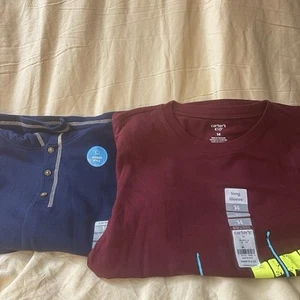 Carter's Boys 2 Pack Long Sleeve Size 14 - Picture 1 of 6