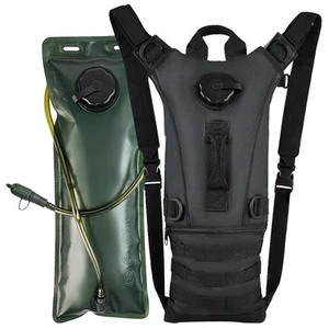 Tactical Molle Hydration Backpack with 3L Water Bladder Water Backpack Hydrat... - Picture 1 of 7