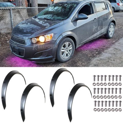 Kits de carrocería extra ancha para Chevrolet Sonic Flexible 80CM guardabarros llamaradas arco de rueda Foto 1 de 4