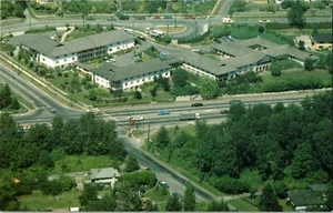 Vancouver British Columbia German Canadian Care Homes Aerial View Postcard BC - Zdjęcie 1 z 2