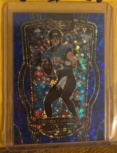 2022 Panini Select Club Level Blue Disco Prizm /25 Trevor Lawrence #254