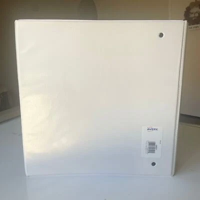 Avery Durable View Binders, 2 inch Rings, 1 White Binder (09501) - Image 1 of 4