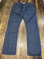 883 Police Mens Garcia Jeans Blue W32 L29 Denim Regular Fit Straight Trousers