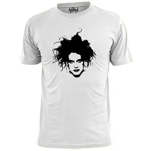 Mens Robert Smith Face Cure T Shirt Music Goth - Picture 1 of 2