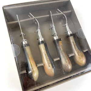 Pier 1 4er Set Käse Servieren Besteck Streuer Kunsthorn Edelstahl Neu - Bild 1 von 5
