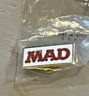 NEW Mad Magazine " MAD " Lapel Pin New In Bag