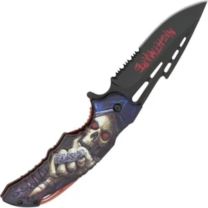 Nightmare III Klappmesser Totenkopf BOSS 3D Druck - Picture 1 of 5