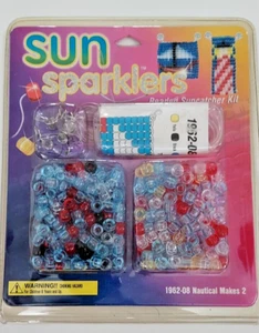 Darice Sun Wunderkerzen ~ Perlen Sonnenfänger Kit ergibt 2 Maritim - Segel, Leuchtturm - Bild 1 von 5
