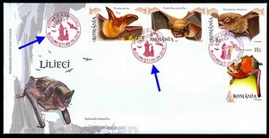 2016 Bats,Dracula Castle,Fledermaus,Chauve-souris,Pipistrello,Romania,7123,R/FDC - Picture 1 of 1